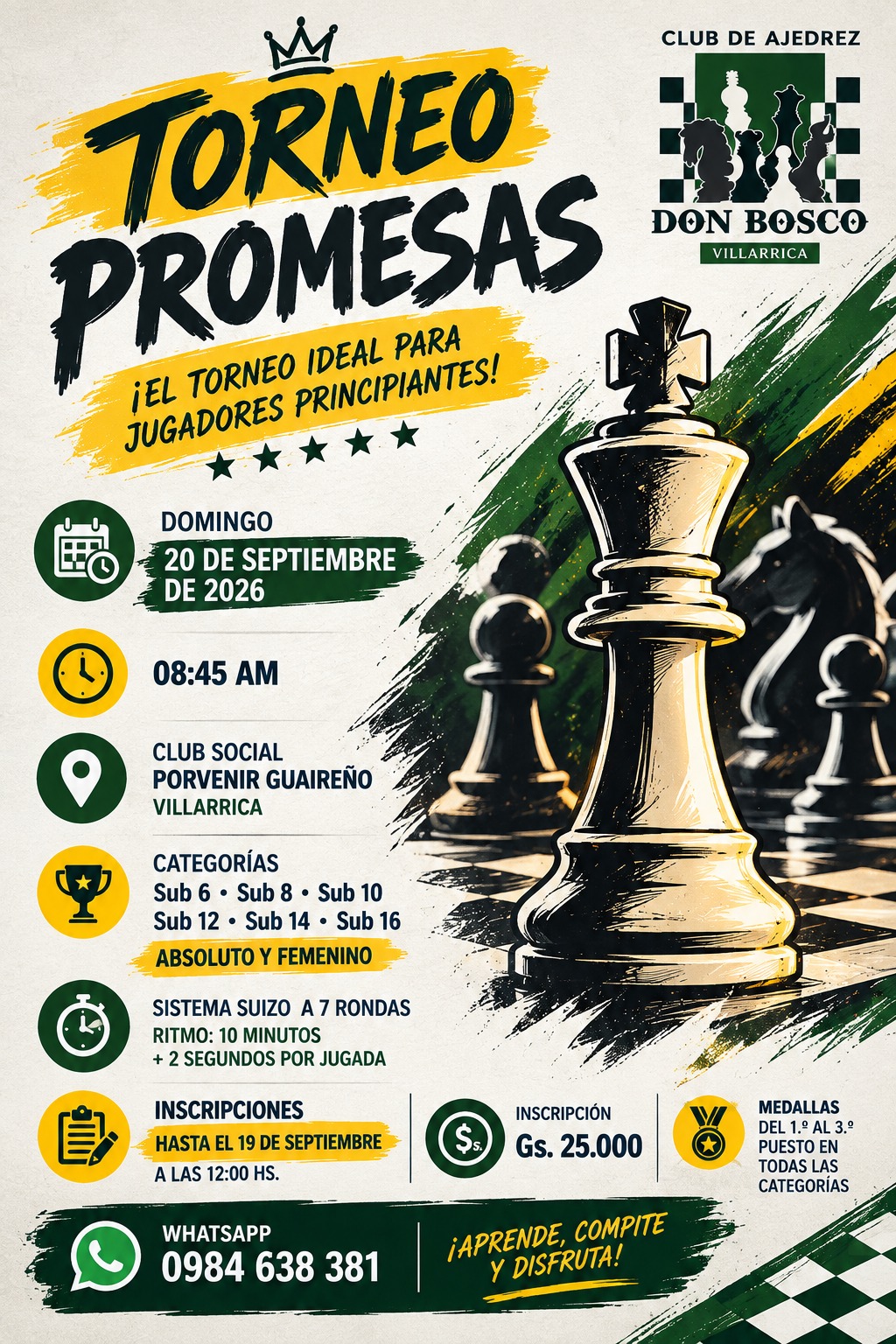 ¡Vuelve el Torneo Promesas! 3.ª edición este 20 de septiembre